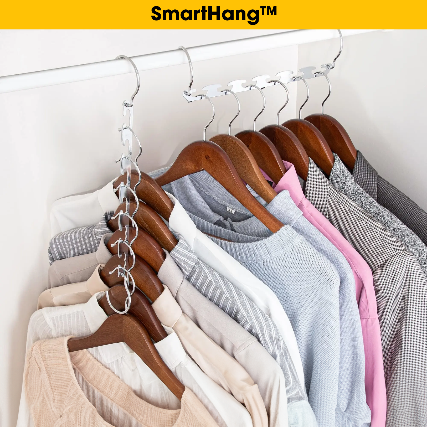 SmartHang™ - Multifunksjonell Kleshenger